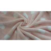 Polyester Printing Flannel Fleece Knitting Blanket Home Textile Sofa Fabric thumbnail image