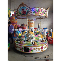 Chinese cheap coin operated kids game machine carousel kiddie ride thumbnail image