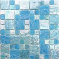 Bluwahle antiskid melt glass mosaic tile ,mosaic pool tiling thumbnail image