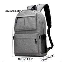 Men Women Oxford Backpack Laptop School Shoulder Bag Travel Rucksack thumbnail image