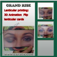 3D Motion Lenticular Advertisement Animation lenticular Card printing thumbnail image