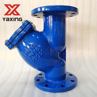 DIN3202 F1 ductile iron double flange Y strainer filter valve thumbnail image