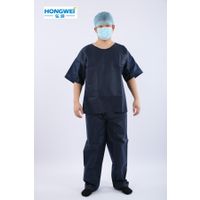 Disposable Medical Non Woven SMS Surgical Uniform Scrub Suit for Hospital thumbnail image