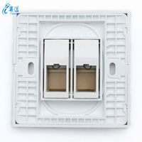 Factory direct sale high quality cat6 face plate cat5e rj45 faceplate thumbnail image