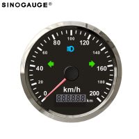 85mm Analog GPS Speedometer Universal Gauge for Motorcycle Boat with Overspeed Buzzer Alarm thumbnail image