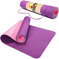 Yoga Mat 10mm Thick Gym Exercise Fitness Pilates Workout Mat Non Slip thumbnail image