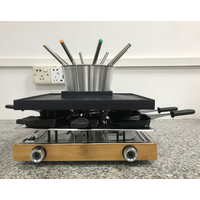 2 in1 Raclette fondue grills for 8 persons thumbnail image
