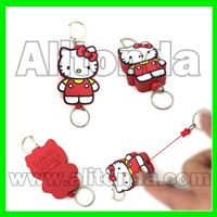 PVC cartoon cat dog animal shape easy to pull buckles customized for keys certificate storage thumbnail image