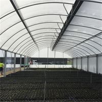Plastic Film Covered Tropical Top Cross Vent Agricultural Sawtooth Greenhouse thumbnail image