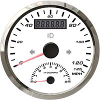85mm GPS Speedometer with Tachometer for Motorcycle/Bus/Truck thumbnail image