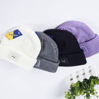 2015 Colorful Slouch Knitted Beanie Custom Beanie Hats for Winter Knitted Hat thumbnail image