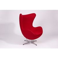 Replica Arne Jacobsen Egg Chair in fabric/genuine leather thumbnail image