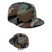 Camouflage Blank Fitted Hats thumbnail image