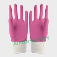 cotton flocklined household rubber glove thumbnail image