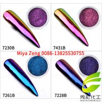 Color change powder Chameleon pigment for cosmetic nail polish thumbnail image