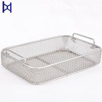 Manufacturer Supply Stainless Steel Woven Wire Mesh Storage Basket thumbnail image