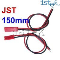 150mm Lipo Battery Connector Wire Cable JST for rc battery connector thumbnail image