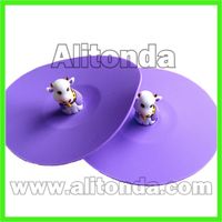 Custom soft cute cartoon animal silicone cup cover thumbnail image