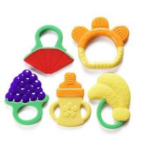 BPA Free Food Grade Custom Made Silicone Baby Teethers thumbnail image