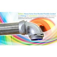 OVER braided flexible conduit connector for Heavy Series Flexible Sheath,HEAVY SERIES over braided f thumbnail image