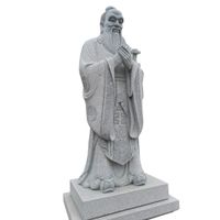 Kongzi stone statue Chinese culture ancestry figure sculpture thumbnail image
