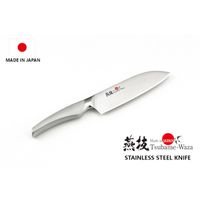Japan-Made Santoku Stainless Steel Kitchen Knife 145mm kitchen knives cookware houseware thumbnail image