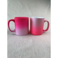 Large Porcelain sublimation mug with electroplate thumbnail image