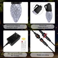 Outdoor Waterproof Warm White Strawberry String Light thumbnail image