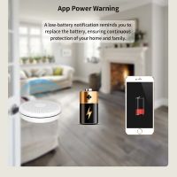 Tuya WiFi 2 In 1 Smoke Detector Carbon Monoxide Sensor CO Gas Smokehouse Alarm Fire Protection Home thumbnail image