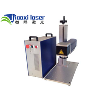 Jiaoxi Portable 20w fiber mini pen laser making machine for PCB, metal, logo marking mini fiber lase thumbnail image
