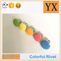 Hollow rivets for stationery Colorful metal fastener rivets thumbnail image