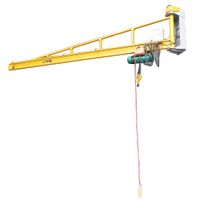 180 degree 3ton 5ton 10ton wall mounted jib crane with electric hoist thumbnail image