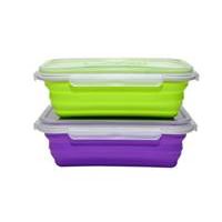 2012 collapsible silicone lunch box thumbnail image
