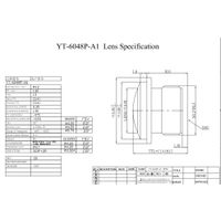 1/3 inch F/2.0 m12 200 degree lens Hd Fixed Iris Lens 1/4'' night vision cctv lens thumbnail image
