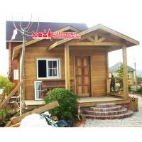 Supply Fireproof Solid Movable Log Cabin House for Residential thumbnail image