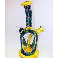 New Design Glass Water Smoking Pipe with USA Color thumbnail image