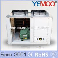 YEMOO box type industrial chiller with U type air cooled condenser and 8 hp Bitzer Copeland compress thumbnail image