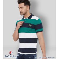 Collar Striper T-Shirts manufacturers, Suppliers, Distributors, exporters in India Punjab Ludhiana + thumbnail image