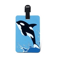 Killer whale PVC luaage tag for fast identification thumbnail image