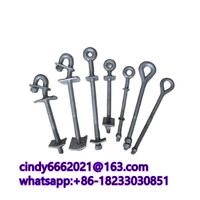Electric power hardware high quality steel pigtail hook / ball hook bolt thumbnail image