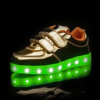 Children Latest Flash Light LED Shoes Sub Plug-in Luminous LED Shoes thumbnail image