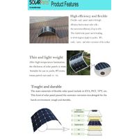 Solarparts 15V 85W Semi Flexible Portable Solar Panel for Marine RV Camping Boat thumbnail image
