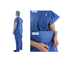 Disposable Medical Non Woven SMS Surgical Uniform Scrub Suit for Hospital thumbnail image