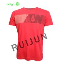 Summer 145g 100% Recycled Polyester High Quality Custom printing logo T-Shirt thumbnail image