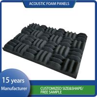 Fireproof Coloured High Density Accoustic Foam with Self-adhesive Tape Acoustic Foam Panels thumbnail image
