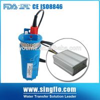 Singflo DC 360LPH 4" 230feet solar submersible well pump price for agriculture thumbnail image