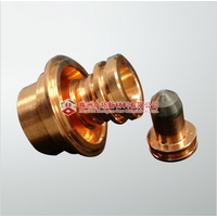Tungsten copper spray electrode, plasma spray electrode and nozzles thumbnail image