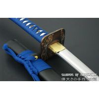 Hand Forged Kodai Iaito Samurai Sword Carbon Steel Full Tang Japanese Katana thumbnail image