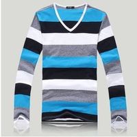2014 Brand new fashion mens t shirts 100% cotton casual long sleeve t shirts thumbnail image