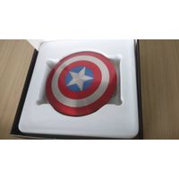 Total Alloy Mobile Power Bank 6800mah with Avenger Captain America Shield Shape thumbnail image